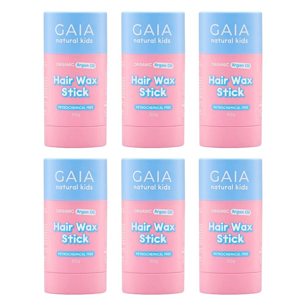 GAIA Natural Kids Hair Wax Stick 50g Pack of 6