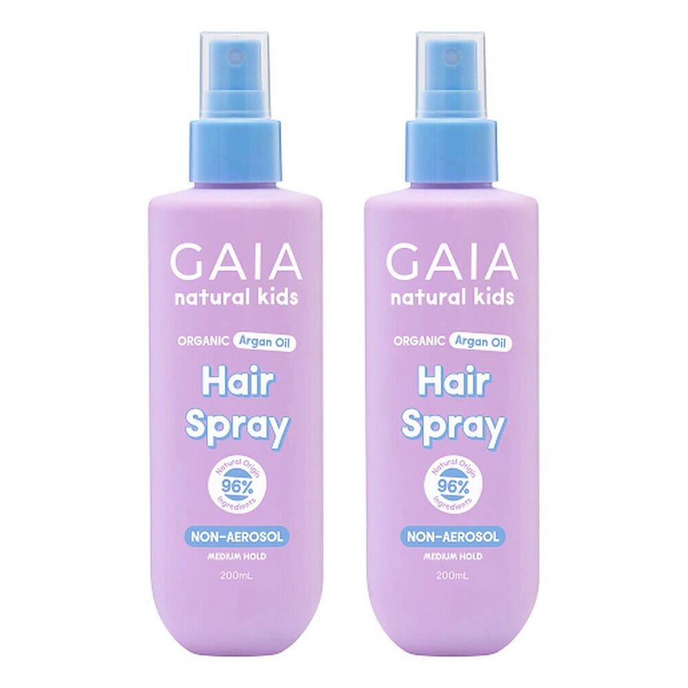 GAIA Natural Kids Hair Spray 200mL Pack of 2