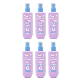 GAIA Natural Kids Hair Spray 200mL Pack of 6