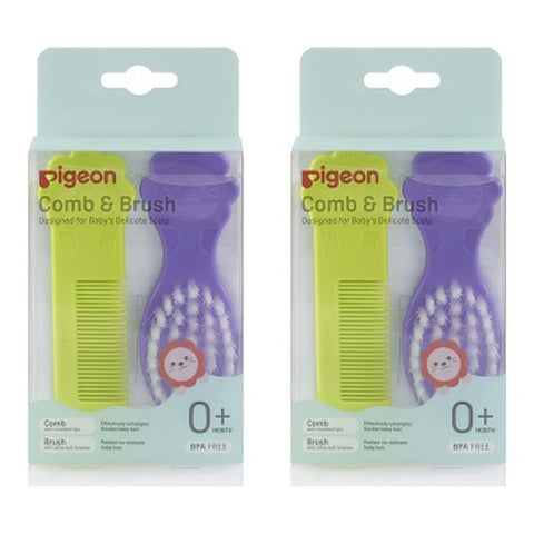 Pigeon Brush and Comb Set 2 Pack Bundle of 2