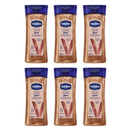 Vaseline Shimmer Body Oil Vanilla Glow 2 Pack of 6