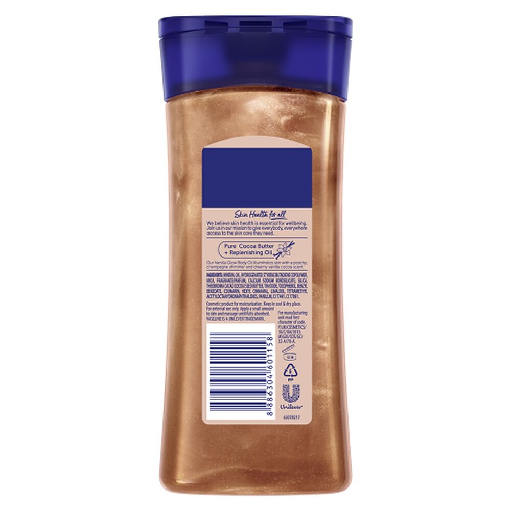 Vaseline Shimmer Body Oil Vanilla Glow 2