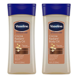 Vaseline Intensive Care Cocoa Radiant Body Oil 200mL Pack of 2