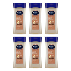 Vaseline Intensive Care Cocoa Radiant Body Oil 200mL Pack of 6
