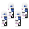 NIVEA Deo Roll-On Black & White Invisible Authentic 50mL Pack of 4