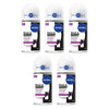 NIVEA Deo Roll-On Black & White Invisible Authentic 50mL Pack of 5