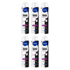 NIVEA Deo Aero Invisible Black & White Authentic 250mL Pack of 6