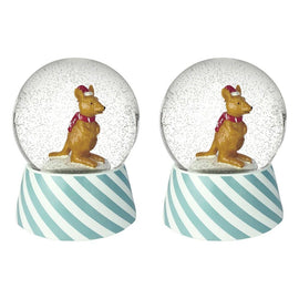 Australian Geographic Musical Snow Globe Christmas x 6 Bundle of 2