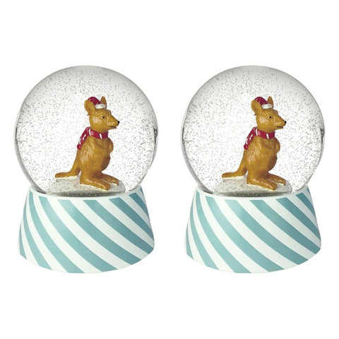Australian Geographic Musical Snow Globe Christmas Pack of 2