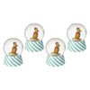 Australian Geographic Musical Snow Globe Christmas x 6 Bundle of 4