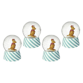 Australian Geographic Musical Snow Globe Christmas x 6 Bundle of 4