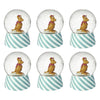 Australian Geographic Musical Snow Globe Christmas x 6 Bundle of 6