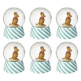Australian Geographic Musical Snow Globe Christmas x 6 Bundle of 6