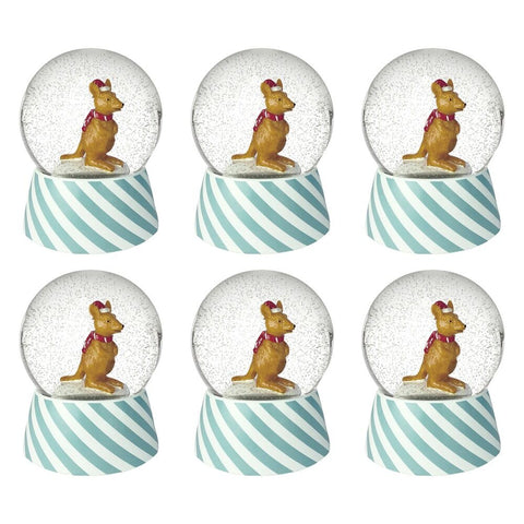 Australian Geographic Musical Snow Globe Christmas x 6 Bundle of 6