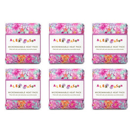 Alex Mason Microwavable Heat Pack, Floral Bundle of 6