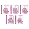 Alex Mason Turban Shower Cap Floral Pack of 5
