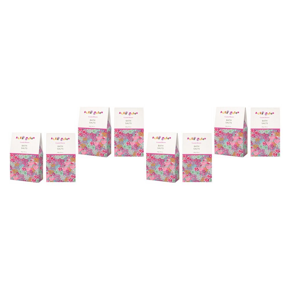 Alex Mason Bath Salts Floral 800g Pack of 4