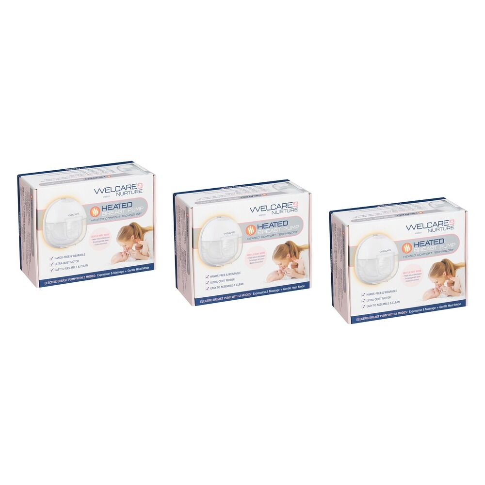 Welcare Nurture Heated Breast Pump Pack of 3