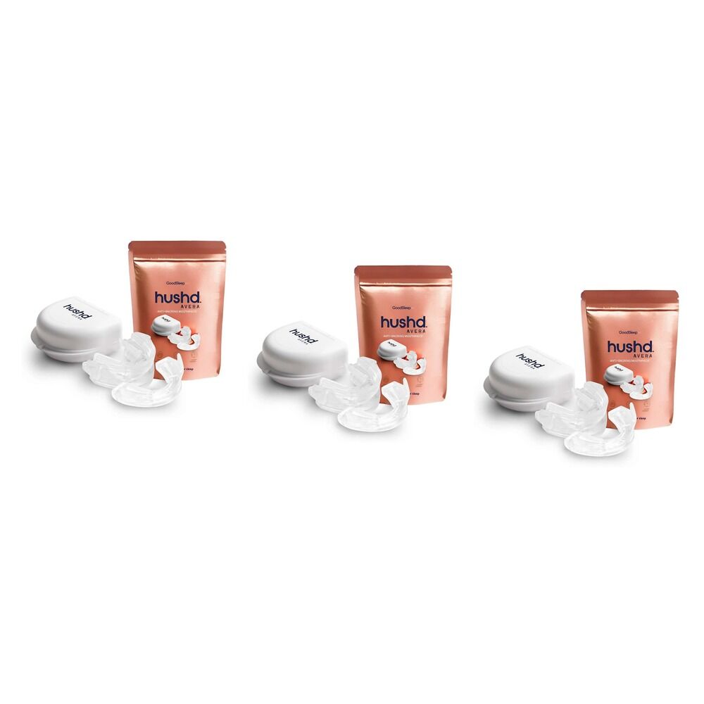 Hushd Avera Anti-Snoring Mouthpiece Pack of 3