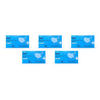 Soodox Vytal Face Masks, Blue, Pack of 50 Bundle of 5