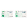 Ultrafresh Vinyl Gloves Medium 100 Pack Bundle of 2