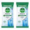 Dettol Disinfectant Biodegradable Wipes Fresh 100 Pack Bundle of 2