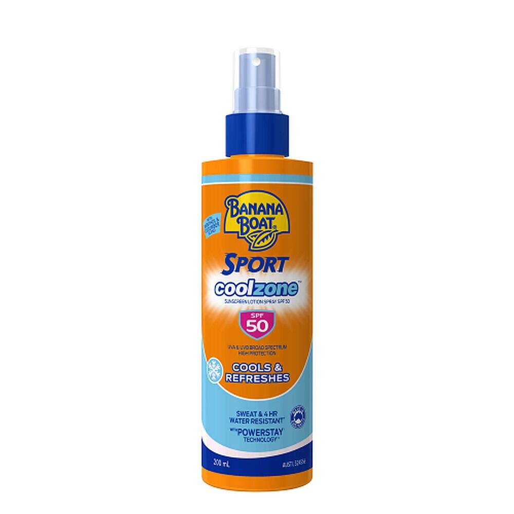 Banana Boat Sport CoolZone Sunscreen Spray SPF50 200mL