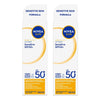 NIVEA SUN UV Face Sensitive Sunscreen SPF50+ 40mL Pack of 2