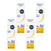 NIVEA SUN UV Face Sensitive Sunscreen SPF50+ 40mL Pack of 4