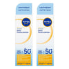 NIVEA SUN UV Face Shine Control Sunscreen SPF50+ 40mL Pack of 2