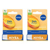 NIVEA Mango Shine Lip Balm 4.8g Pack of 2
