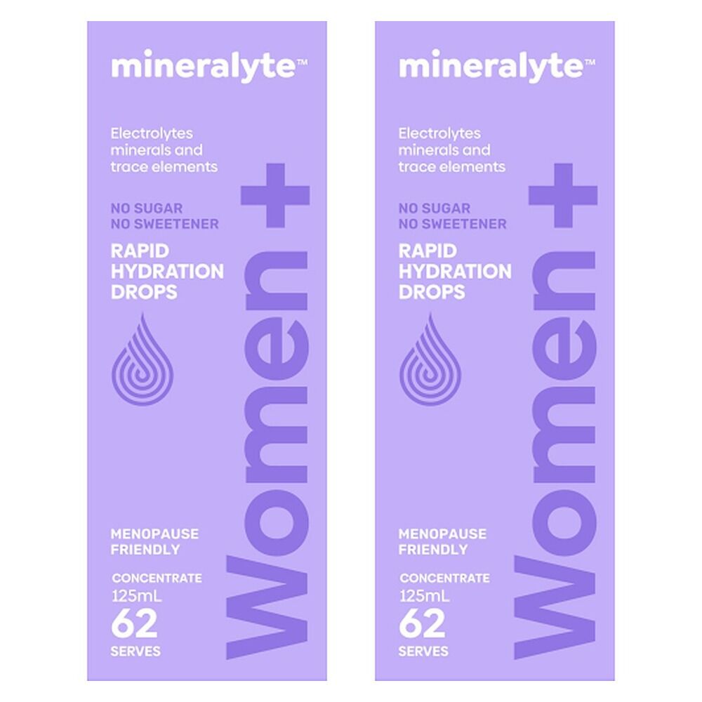 Mineralyte Women+ Concentrate Drops 125mL Pack of 2