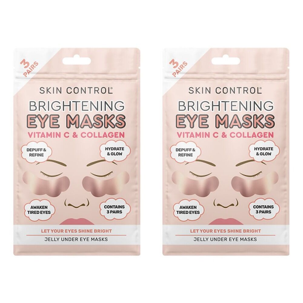 Skin Control Brightening Under Eye Jelly Masks 3 Pairs x 8 Bundle of 2