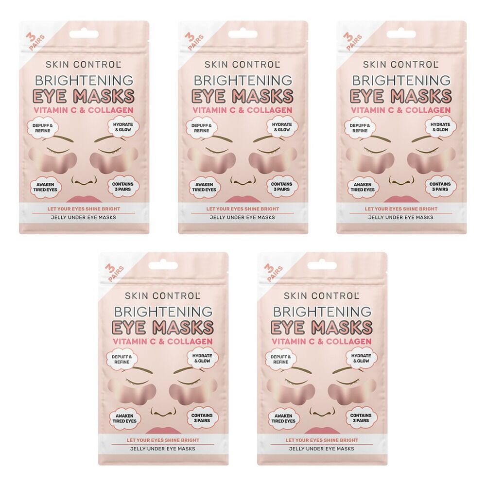 Skin Control Brightening Under Eye Jelly Masks 3 Pairs x 8 Bundle of 5