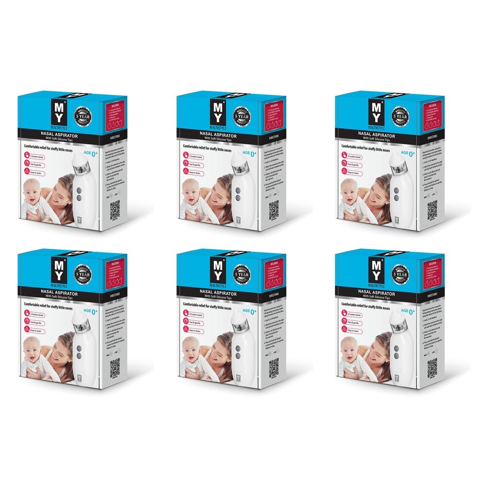 My Nasal Aspirator With Silicone Tips Pack of 6
