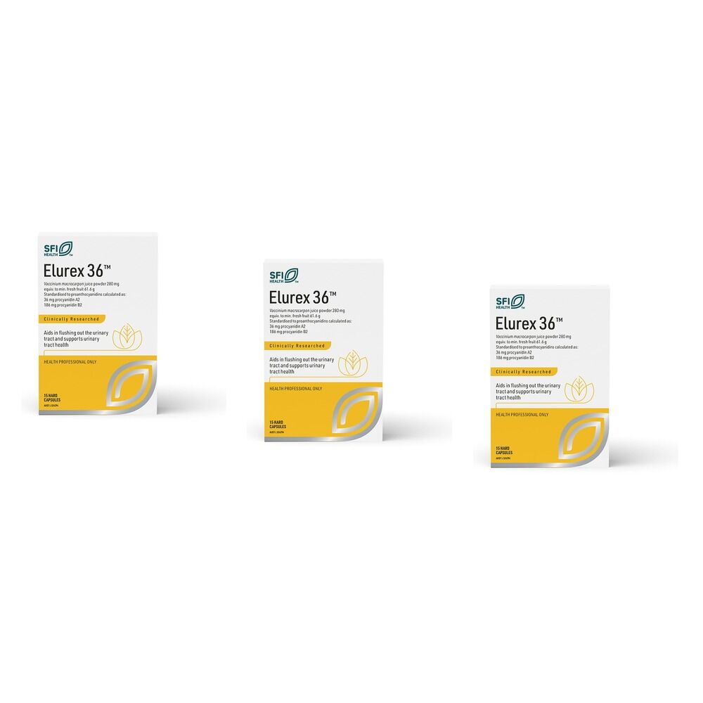 SFI Health Elurex 36 15 Capsules Pack of 3
