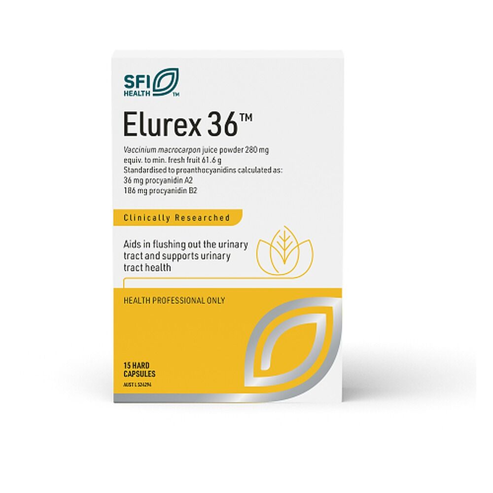 SFI Health Elurex 36 15 Capsules