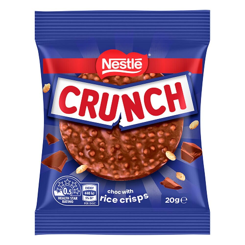 Nestle Crunch Rice Crisp Chocolate Bar 20g