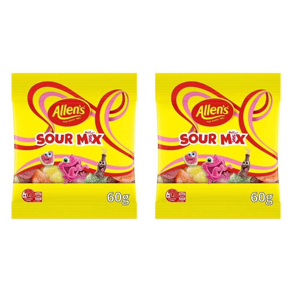 Allen's Sour Mix 60g x 12 Bundle of 2