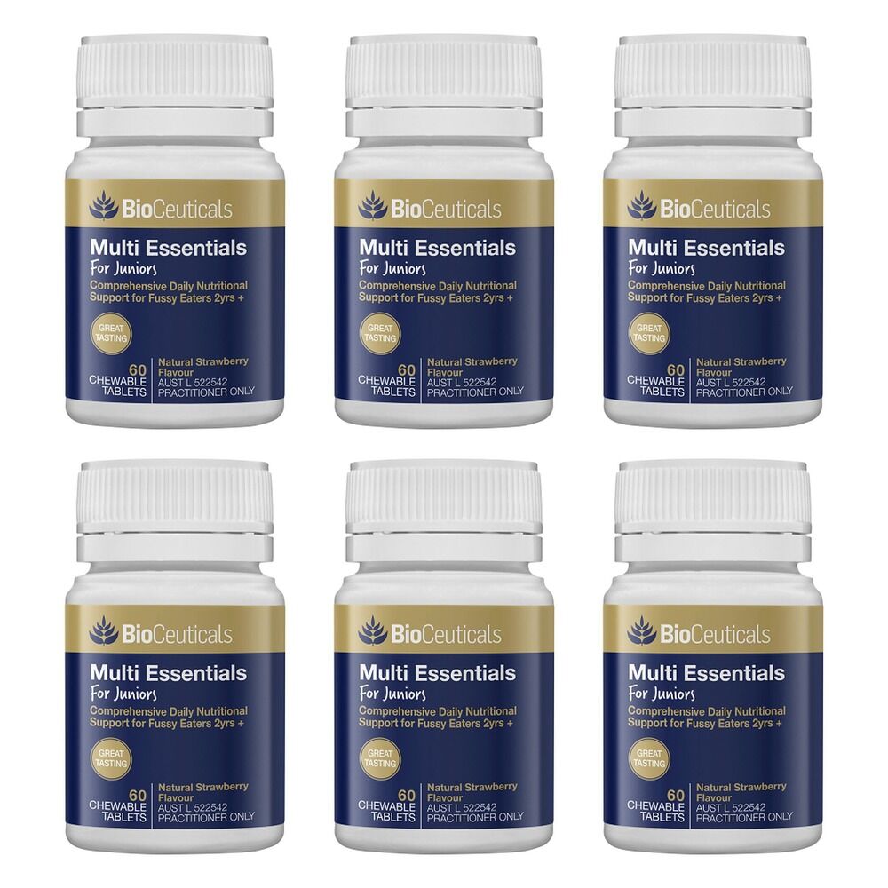 Bioceuticals Multi Essentials for Juniors 60 Tablets Pack of 6