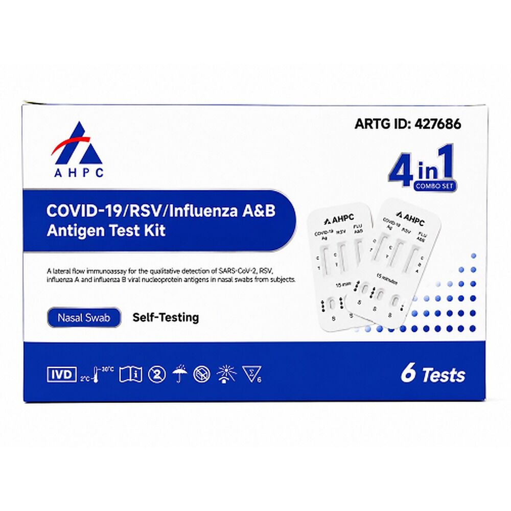 Fanttest AHPC 4-in-1 Covid Test 6 Pack