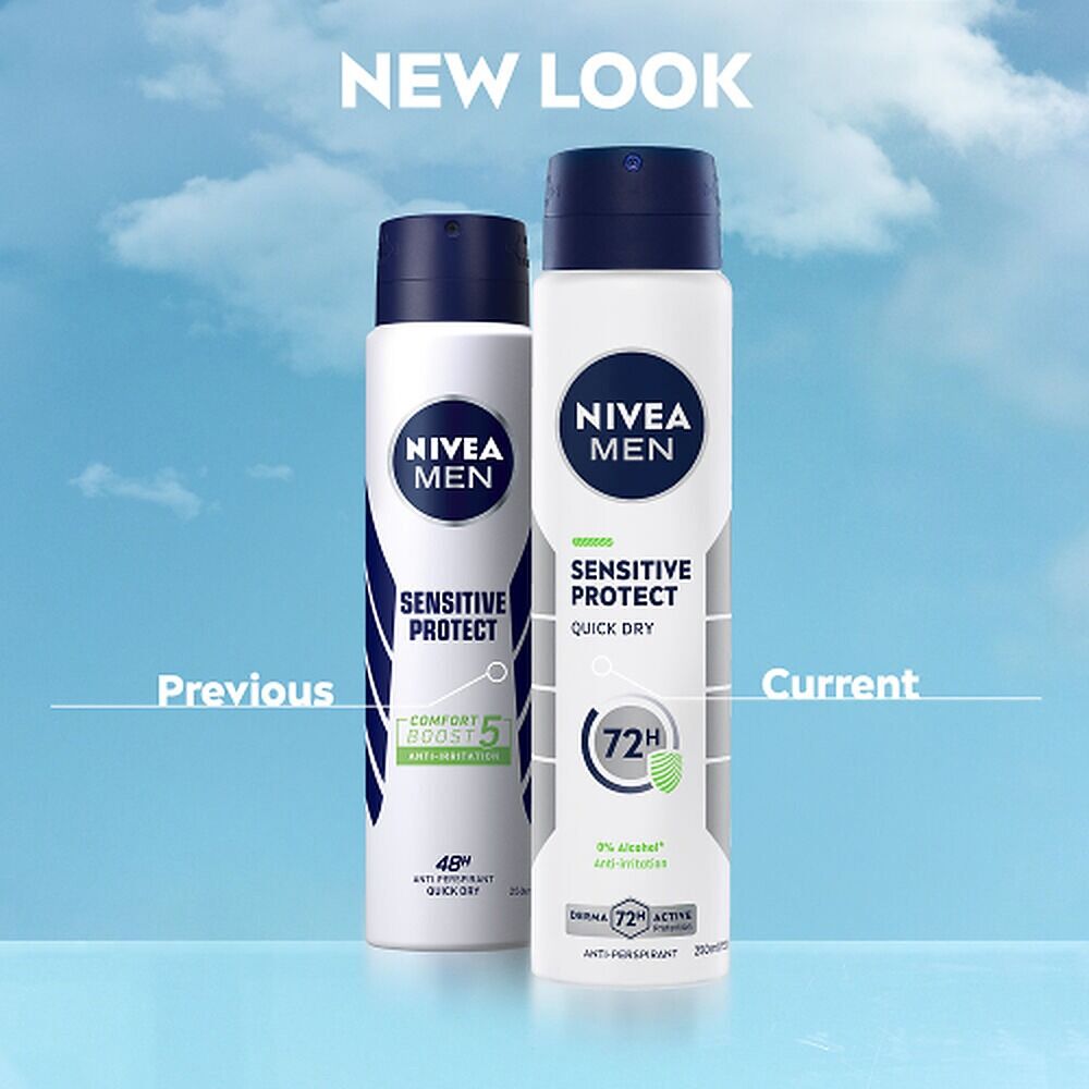 Nivea Men Sensitive Protect Quick Dry Anti-Perspirant 250mL