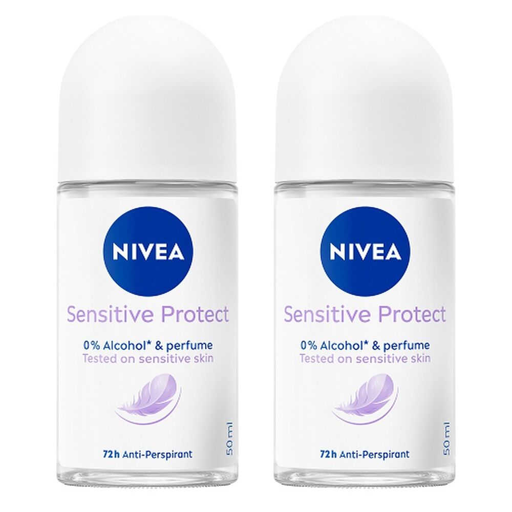 Nivea Sensitive Protect Anti-Perspirant 50mL Pack of 2
