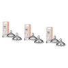 Tommee Tippee Natural Start Wide Latch Teats Slow Flow 2 Pack Bundle of 3