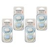 Tommee Tippee Ultimate Fit Soother 0-6 Months Multi 2 Pack Bundle of 4