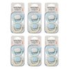 Tommee Tippee Ultimate Fit Soother 0-6 Months Multi 2 Pack Bundle of 6