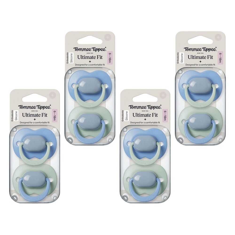 Tommee Tippee Ultimate Fit Soother 6-18 Months Pack of 4