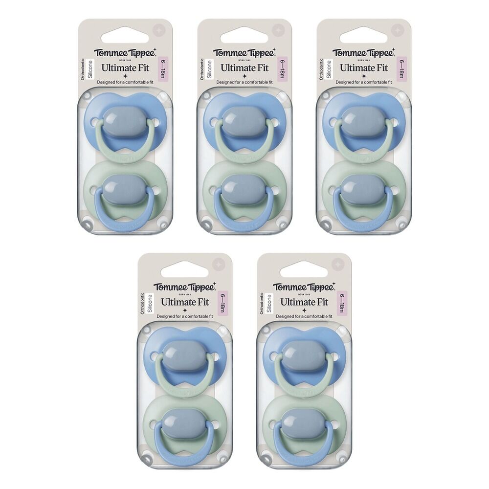Tommee Tippee Ultimate Fit Soother 6-18 Months Pack of 5