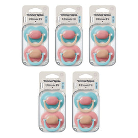 Tommee Tippee Ultimate Fit Soother 18-36 Months Multi 2 Pack Bundle of 5