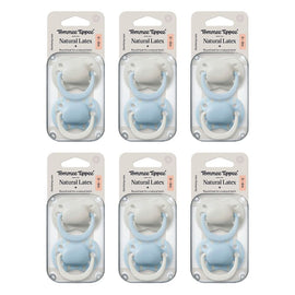 Tommee Tippee Natural Latex Soother 0-6 Months Pack of 6